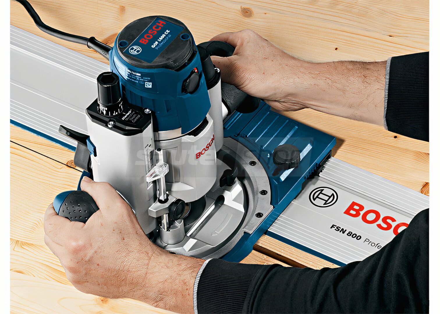 Défonceuse Bosch - POF 1400 ACE (Livrée avec set d'accessoires