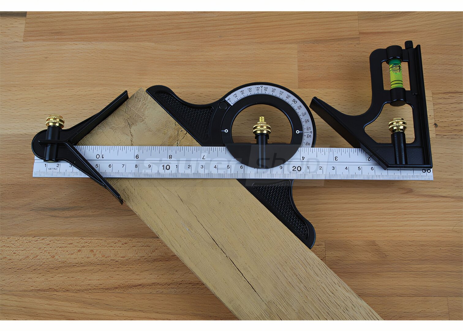 Équerre combinée de 30,5 cm, marquage de 45 à 90 degrés, outils de mesure de